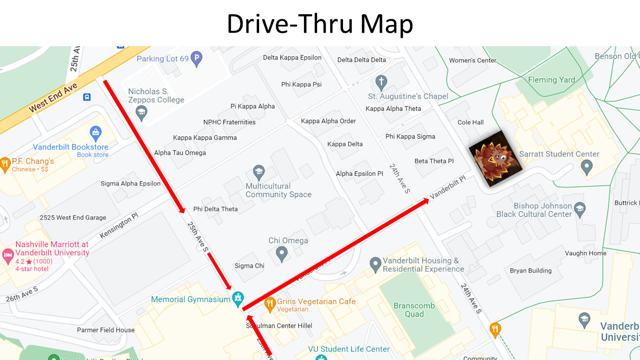drive thru map