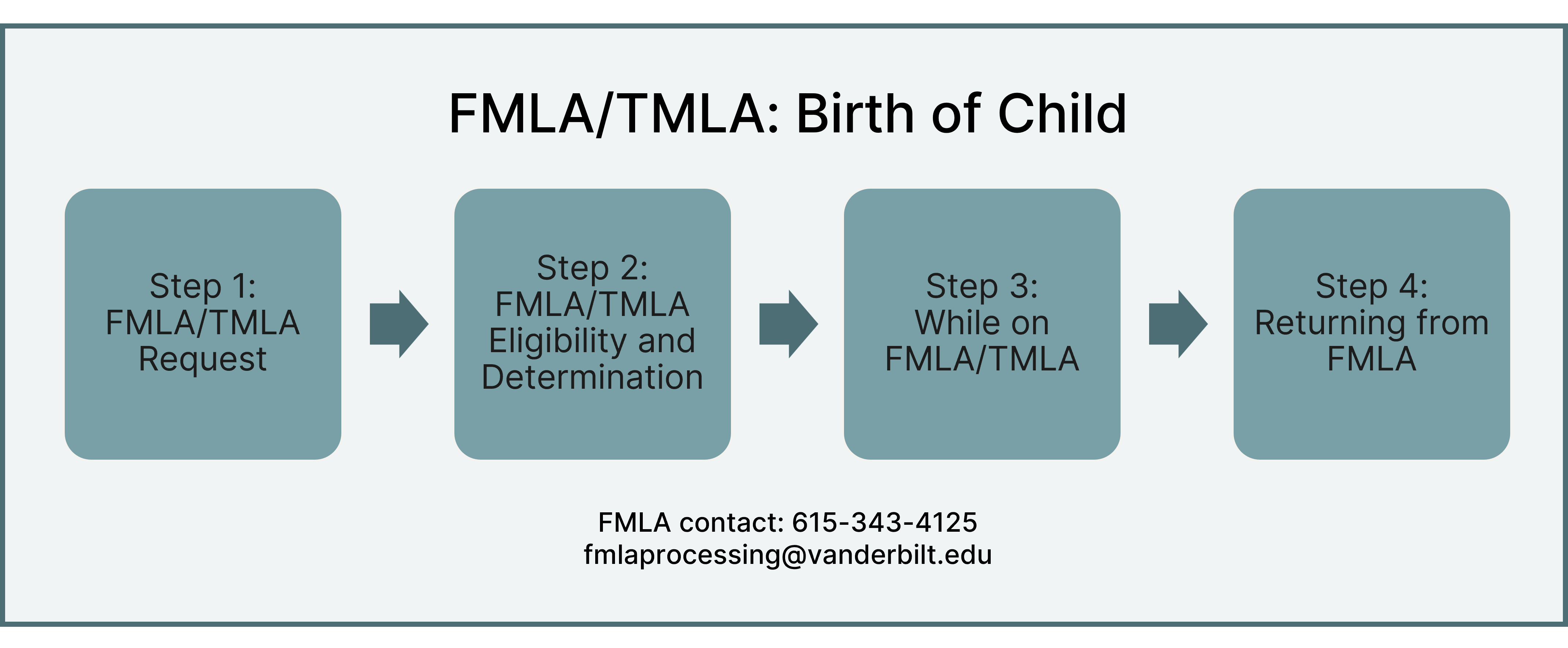 FMLA and TMLA for birth of child