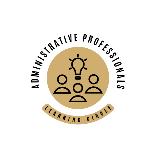 logo for administrative pro learning circle